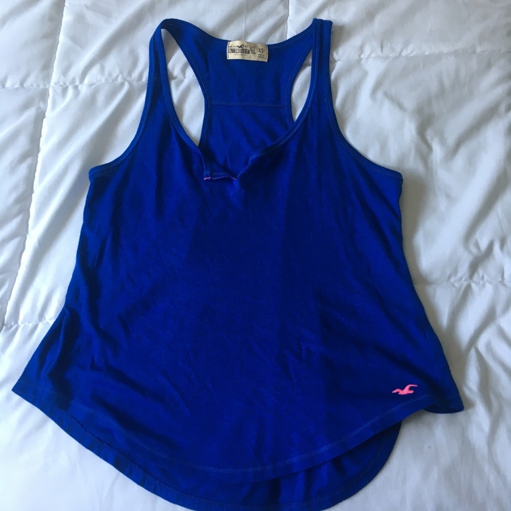 Blue tank top